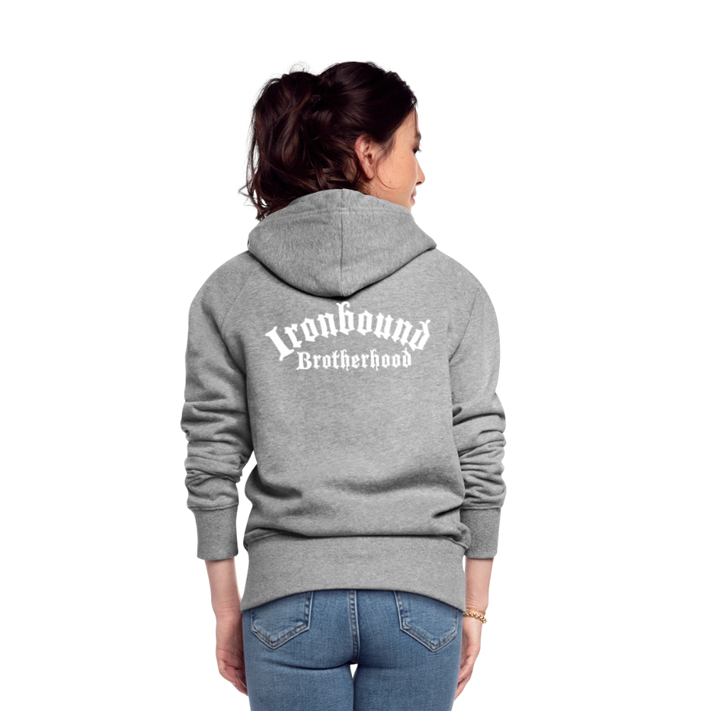 Classic Zipper Ironbound Women - Grau meliert