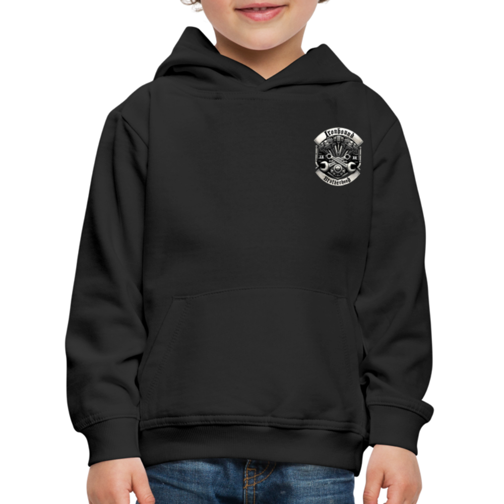 Kinder Premium Hoodie Ironbound - Schwarz