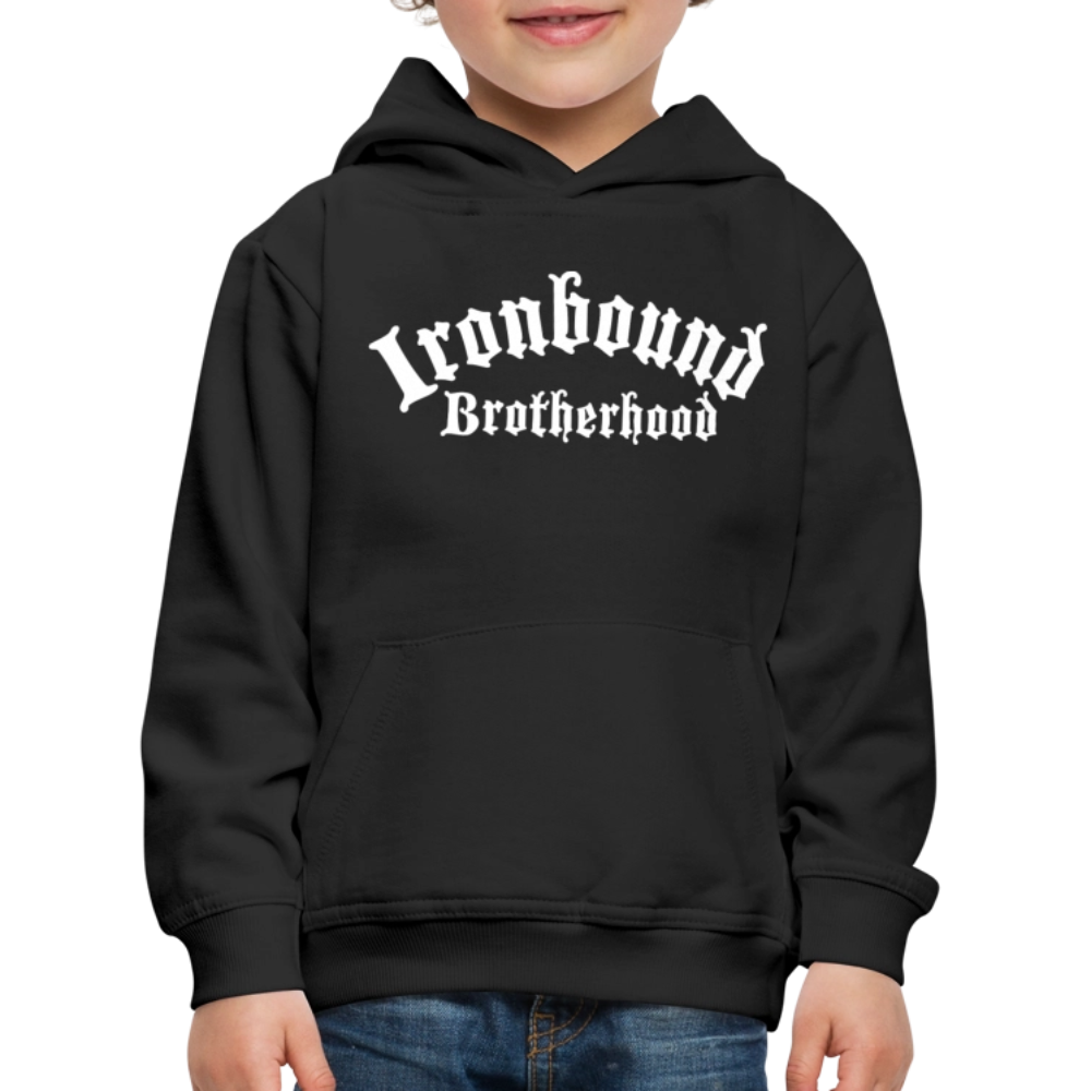 Kinder Premium Hoodie Ironbound - Schwarz