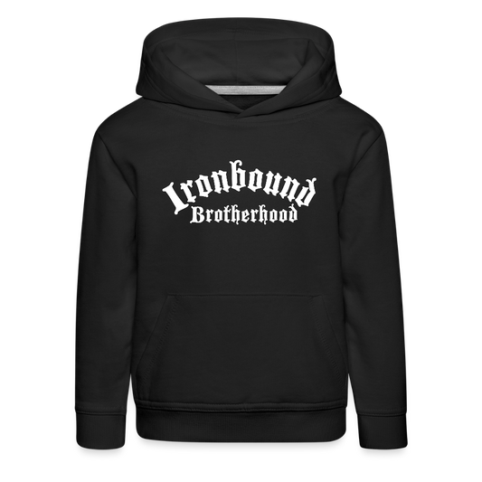Kinder Premium Hoodie Ironbound - Schwarz