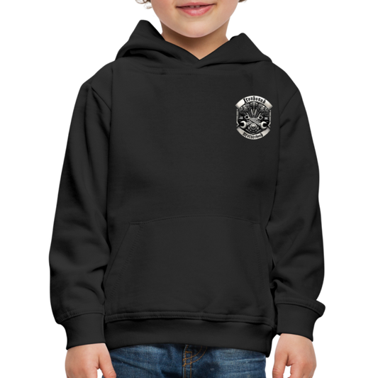 Kinder Premium Hoodie Ironbound - Schwarz