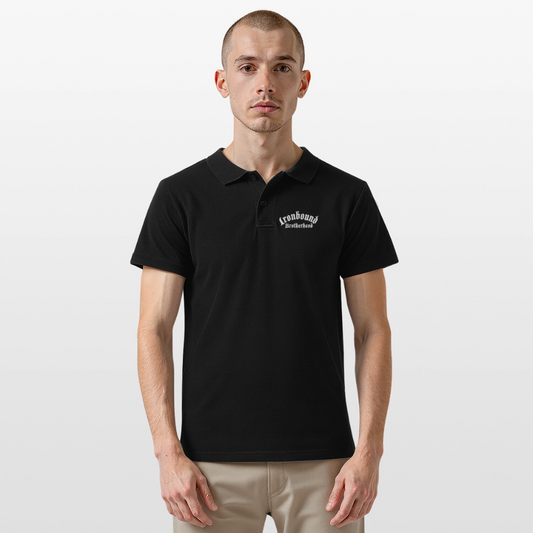 Männer Poloshirt Ironbound - Schwarz