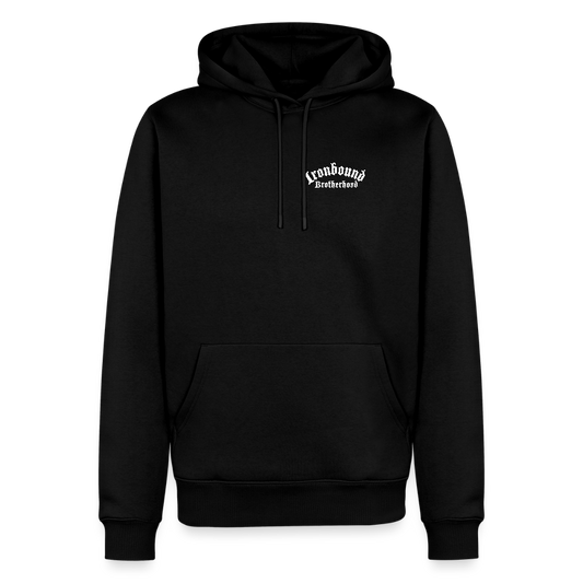 Männer Premium Hoodie Im BrOKen - Schwarz